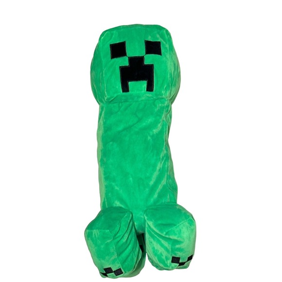 Mojang Other - Minecraft Creeper Official Green Plushie Pillow 2022 By Mojang Studios